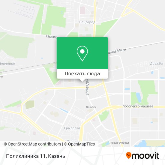Карта Поликлиника 11