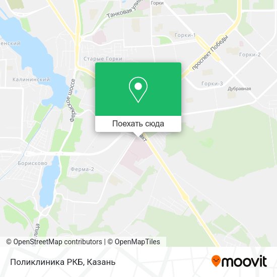 Карта Поликлиника РКБ