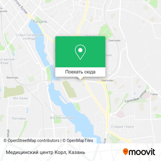 Карта Медицинский центр  Корл
