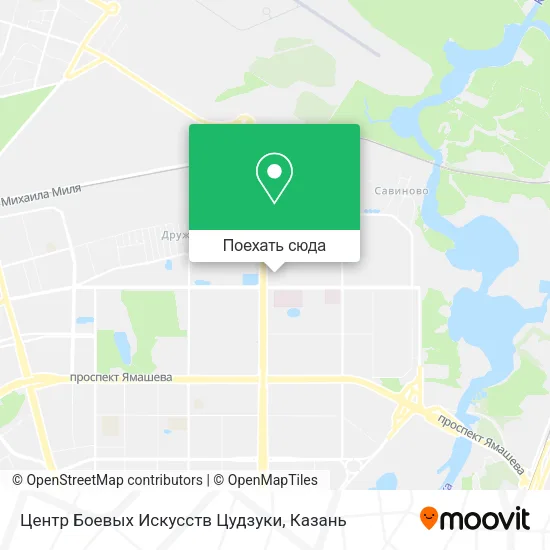 Карта Центр Боевых Искусств Цудзуки