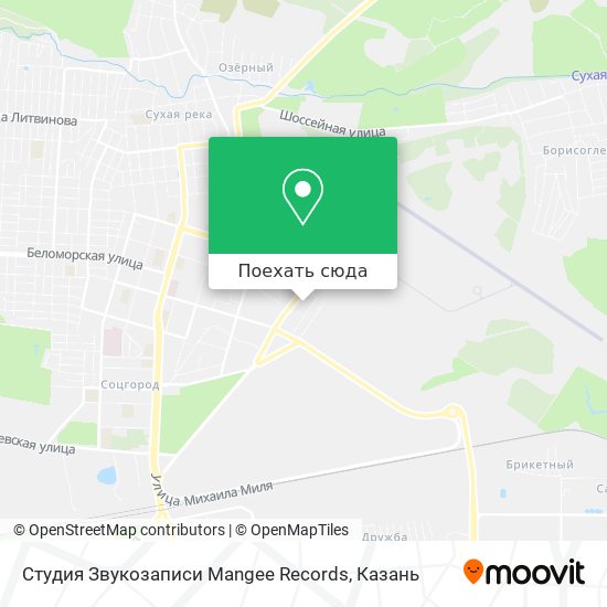 Карта Студия Звукозаписи Mangee Records