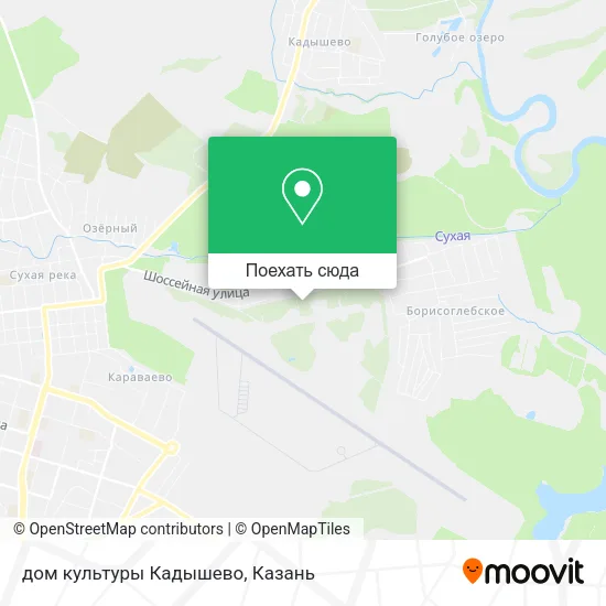 Карта дом культуры Кадышево