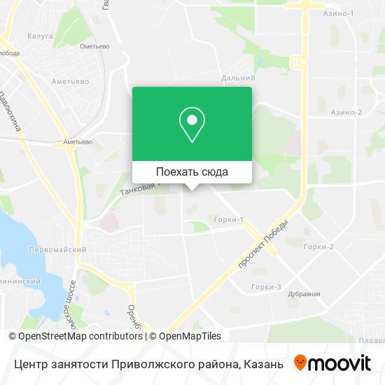 Карта Центр занятости Приволжского района
