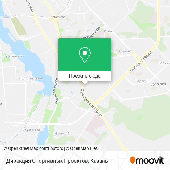 Карта Дирекция Спортивных Проектов
