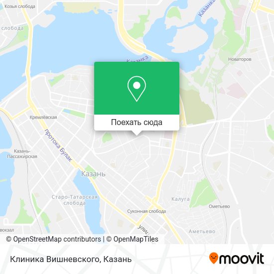Карта Клиника Вишневского