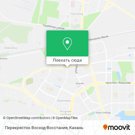 Карта Перекресток Восход-Восстания