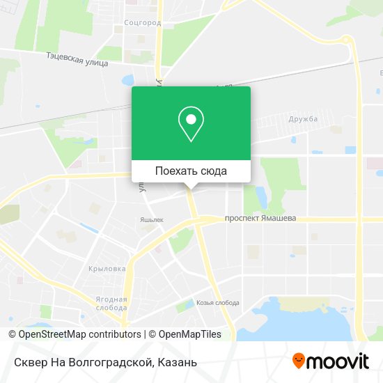 Карта Сквер На Волгоградской