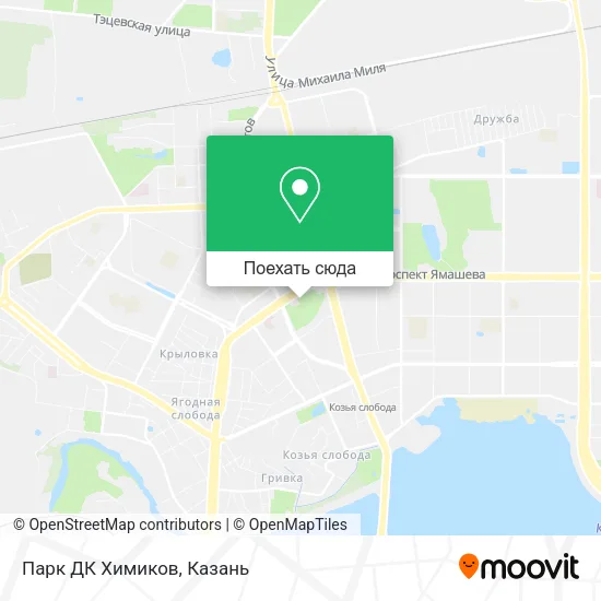 Карта Парк ДК  Химиков