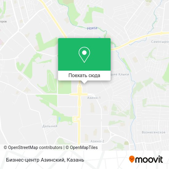 Карта Бизнес-центр  Азинский