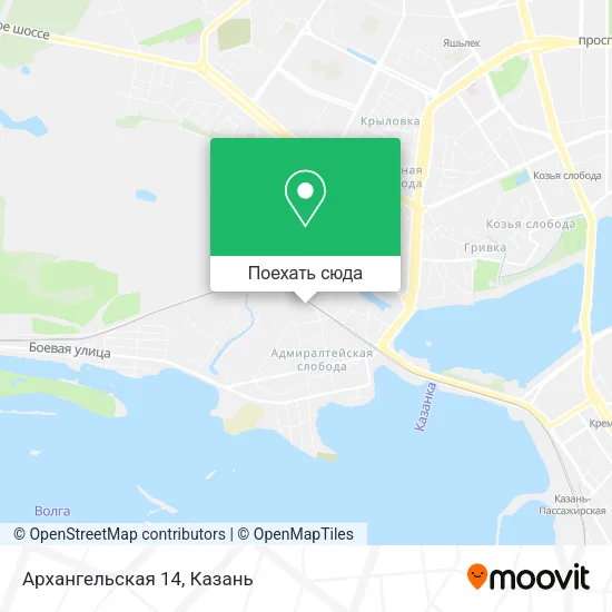 Карта Архангельская 14