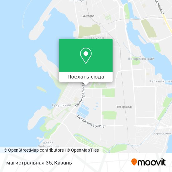 Карта магистральная 35