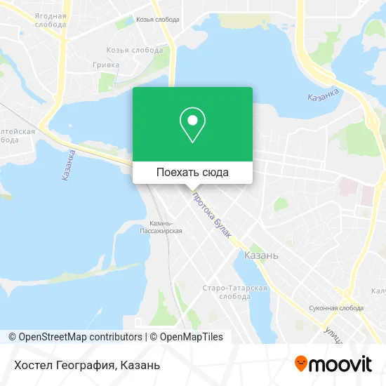 Карта Хостел География