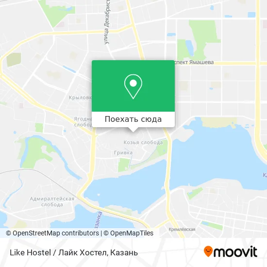 Карта Like Hostel / Лайк Хостел