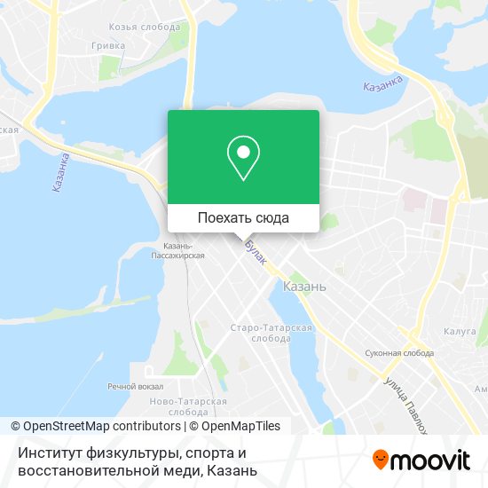 Карта Институт физкультуры, спорта и восстановительной меди