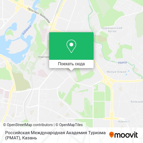 Карта Российская Международная Академия Туризма (РМАТ)