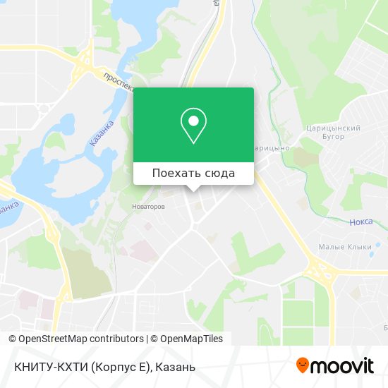 Карта КНИТУ-КХТИ (Корпус Е)