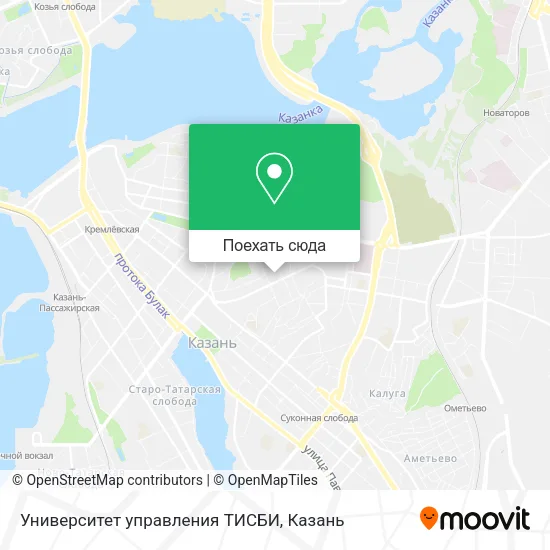Карта Университет управления  ТИСБИ