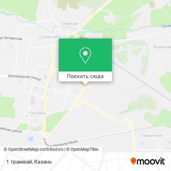 Карта 1 трамвай