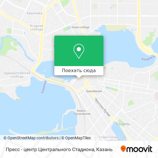 Карта Пресс - центр Центрального Стадиона