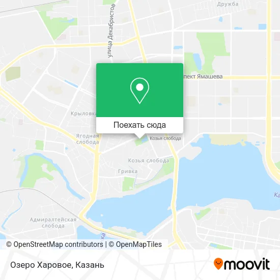 Карта Озеро Харовое