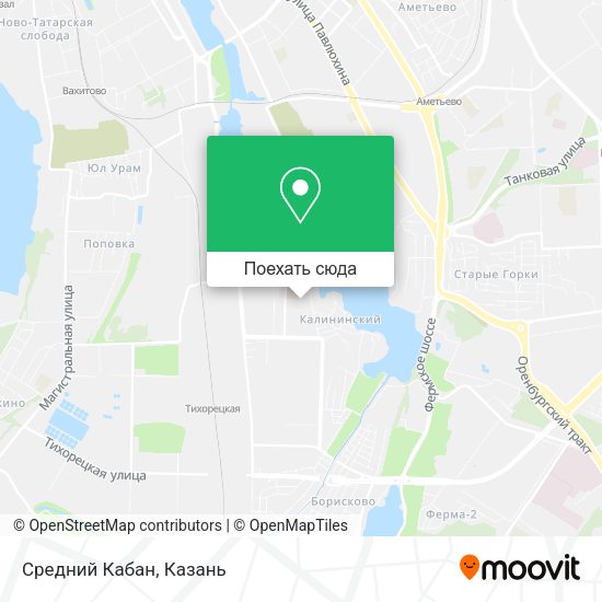Карта Средний Кабан