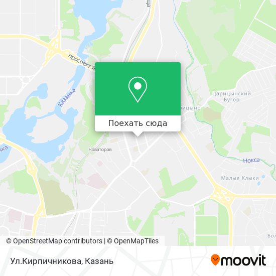 Карта Ул.Кирпичникова