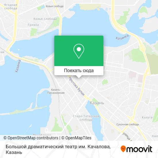 Карта Большой драматический театр им. Качалова