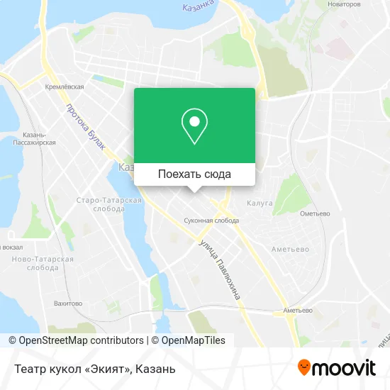 Карта Театр кукол «Экият»