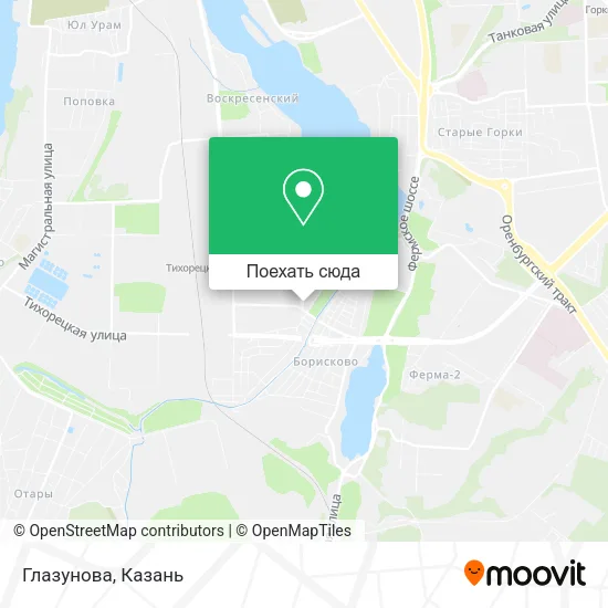 Карта Глазунова