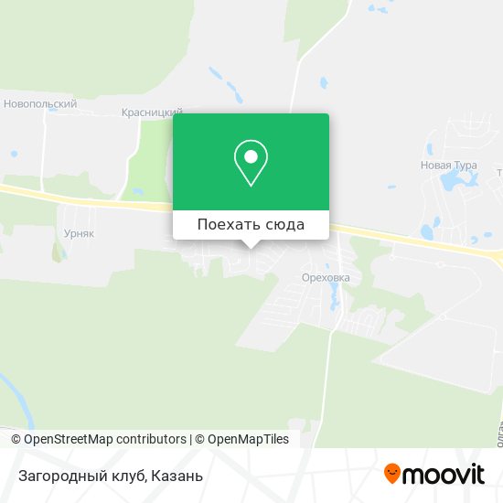 Карта Загородный клуб
