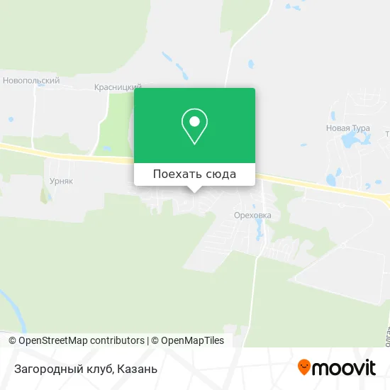 Карта Загородный клуб