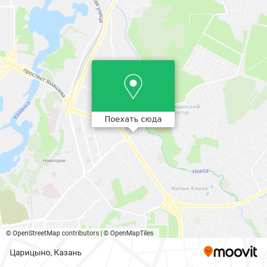Карта Царицыно