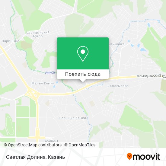 Карта Светлая Долина