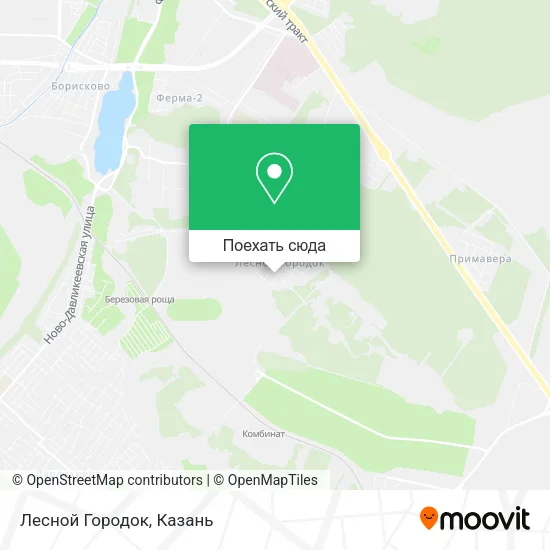 Карта Лесной Городок