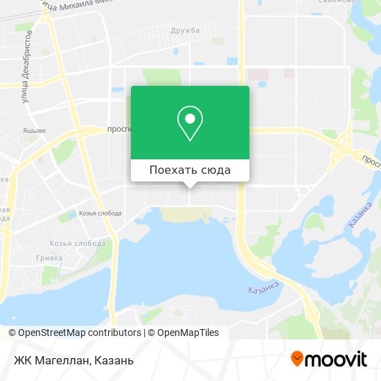 Карта ЖК Магеллан