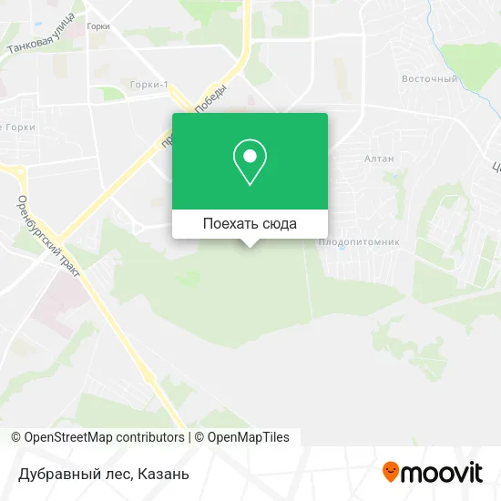 Карта Дубравный лес