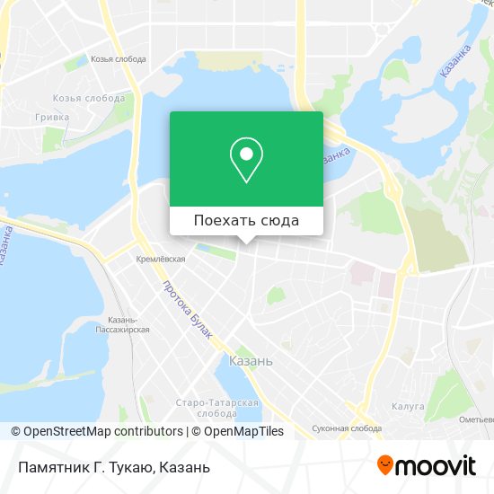 Карта Памятник Г. Тукаю