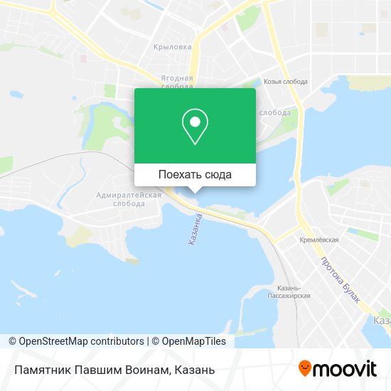 Карта Памятник Павшим Воинам