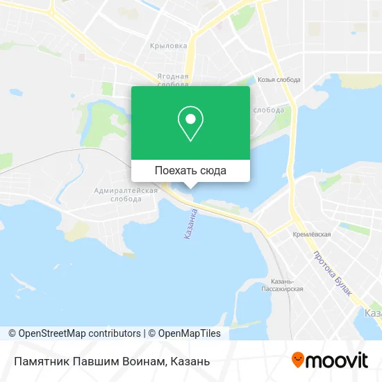 Карта Памятник Павшим Воинам