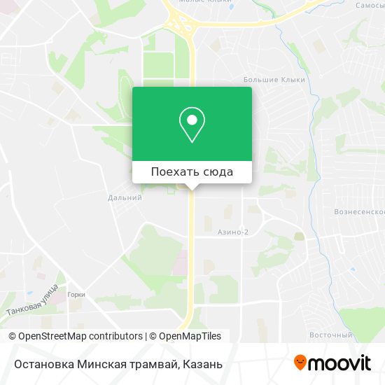 Карта Остановка Минская трамвай