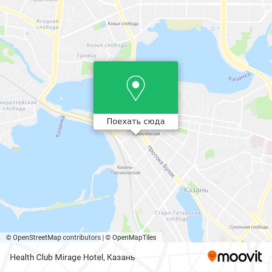Карта Health Club Mirage Hotel