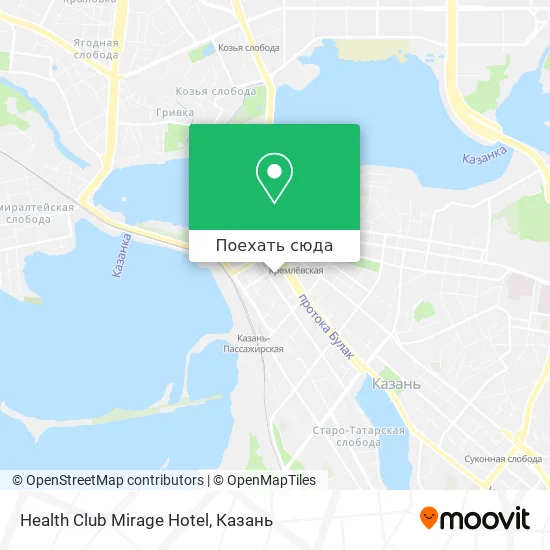 Карта Health Club Mirage Hotel