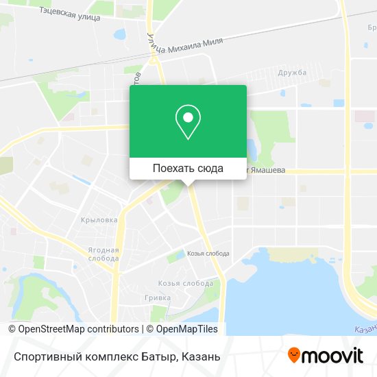 Карта Спортивный комплекс  Батыр