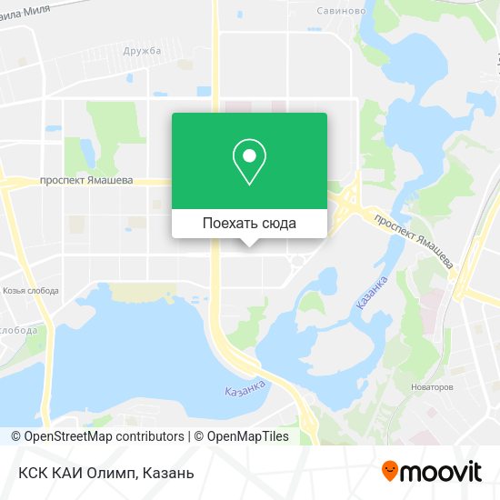 Карта КСК КАИ Олимп