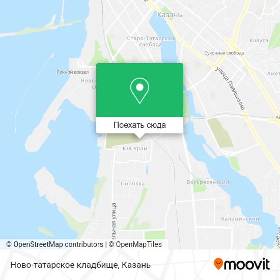 Карта Ново-татарское кладбище