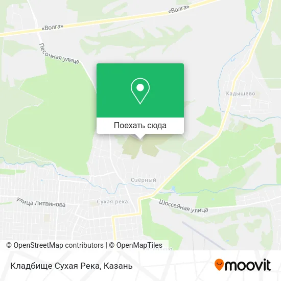 Карта Кладбище Сухая Река