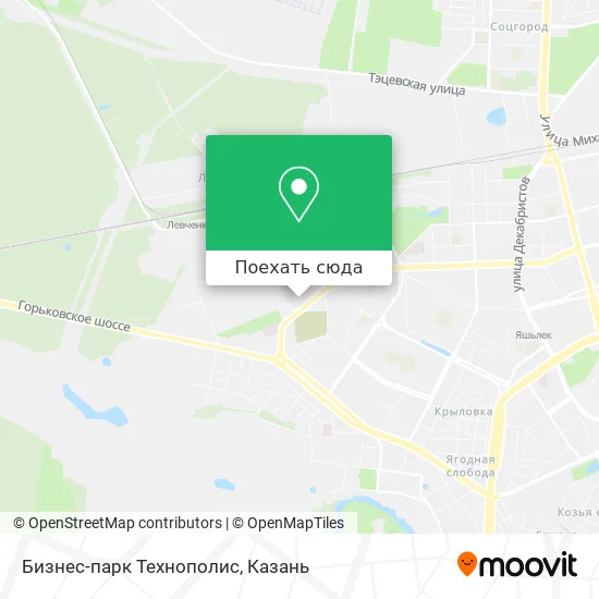 Карта Бизнес-парк  Технополис