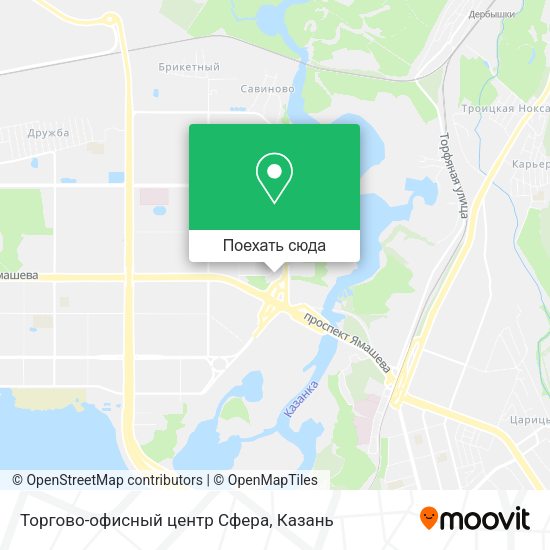 Карта Торгово-офисный центр  Сфера