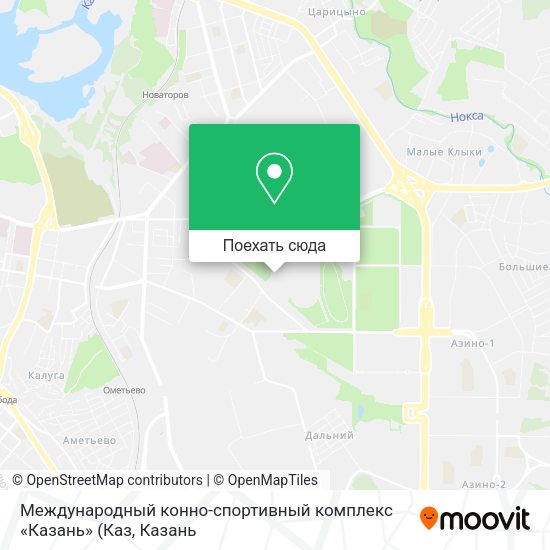 Карта Международный конно-спортивный комплекс «Казань»