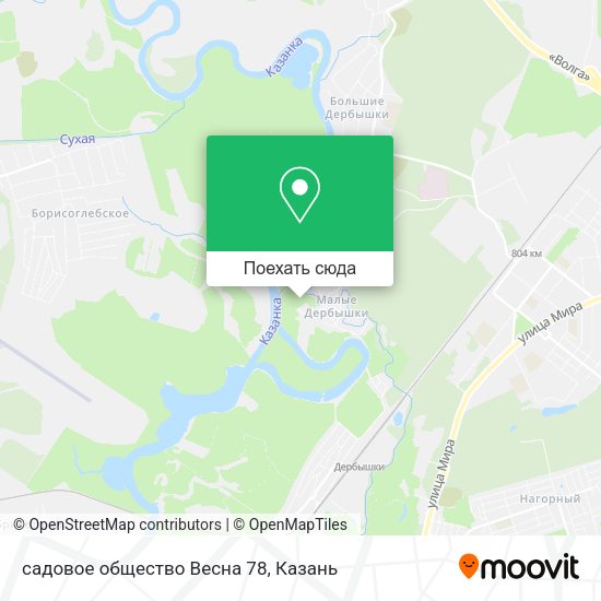 Карта садовое общество  Весна 78